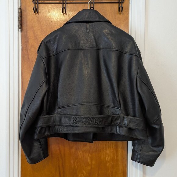 Mackage Xenia Cropped Leather Jacket (XL) - Picture 3 of 16